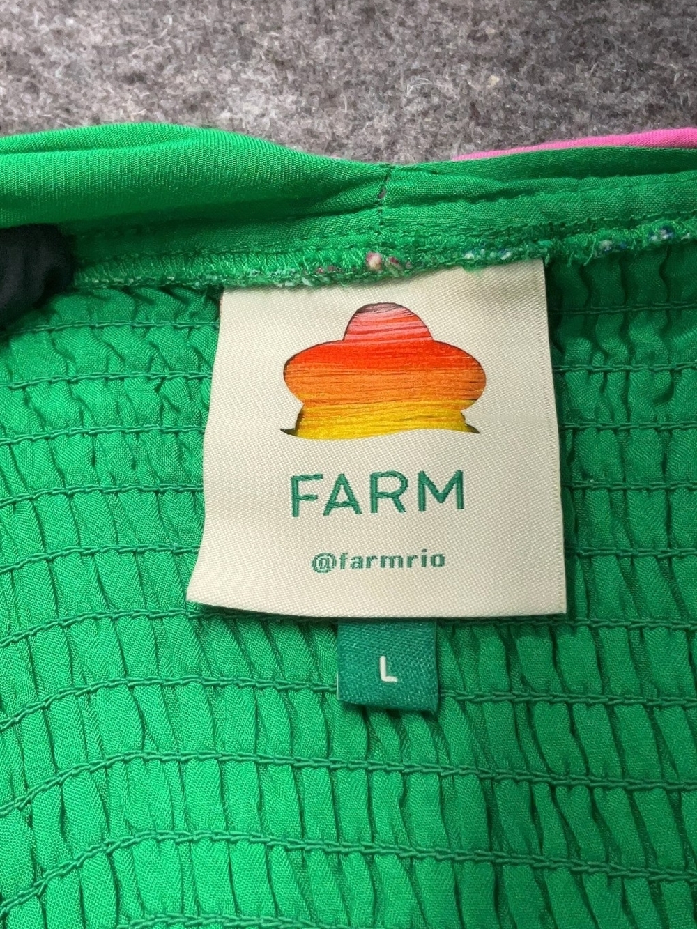 Farm Rio Green Jungle Panther Jumpsuit - Picture 9 of 9